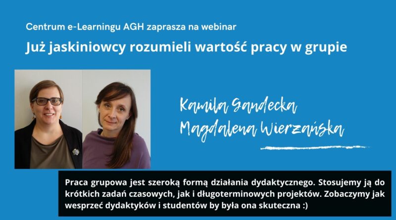 Webinar - Już jaskiniowcy rozumieli wartość pracy w grupie