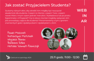 Jak zostać Przyjacielem Studenta? - webinar 25.11